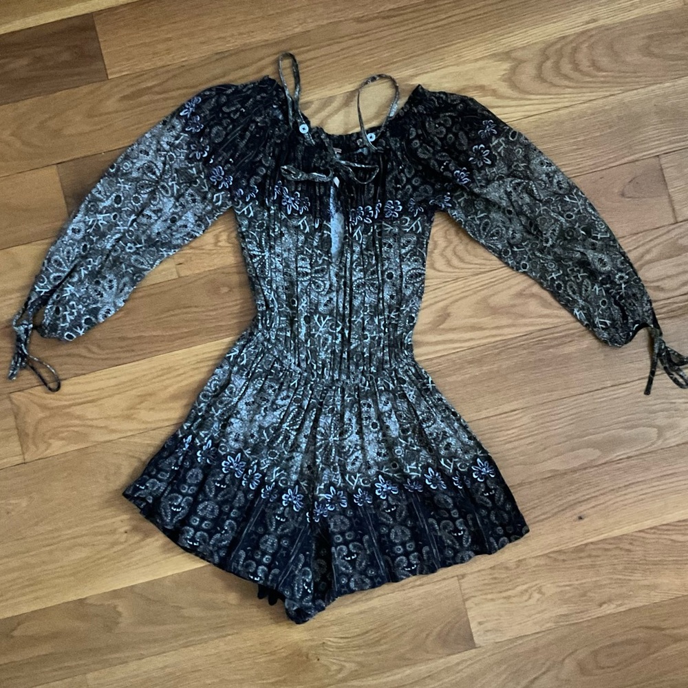 Free People Long Sleeve Romper